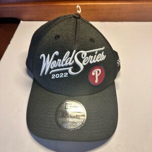 New Era Black Official On-Field MLB Cap Phillies 2022 World Series Snap back